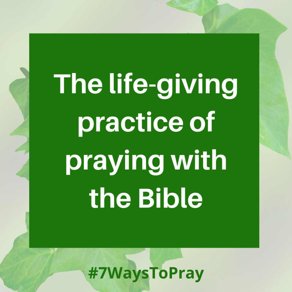 Image: text of "The life-giving practice of praying with the Bible"